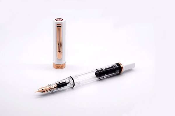 TWSBI ECO White Rose Gold（ツイスビー エコ ホワイト ローズゴールド）