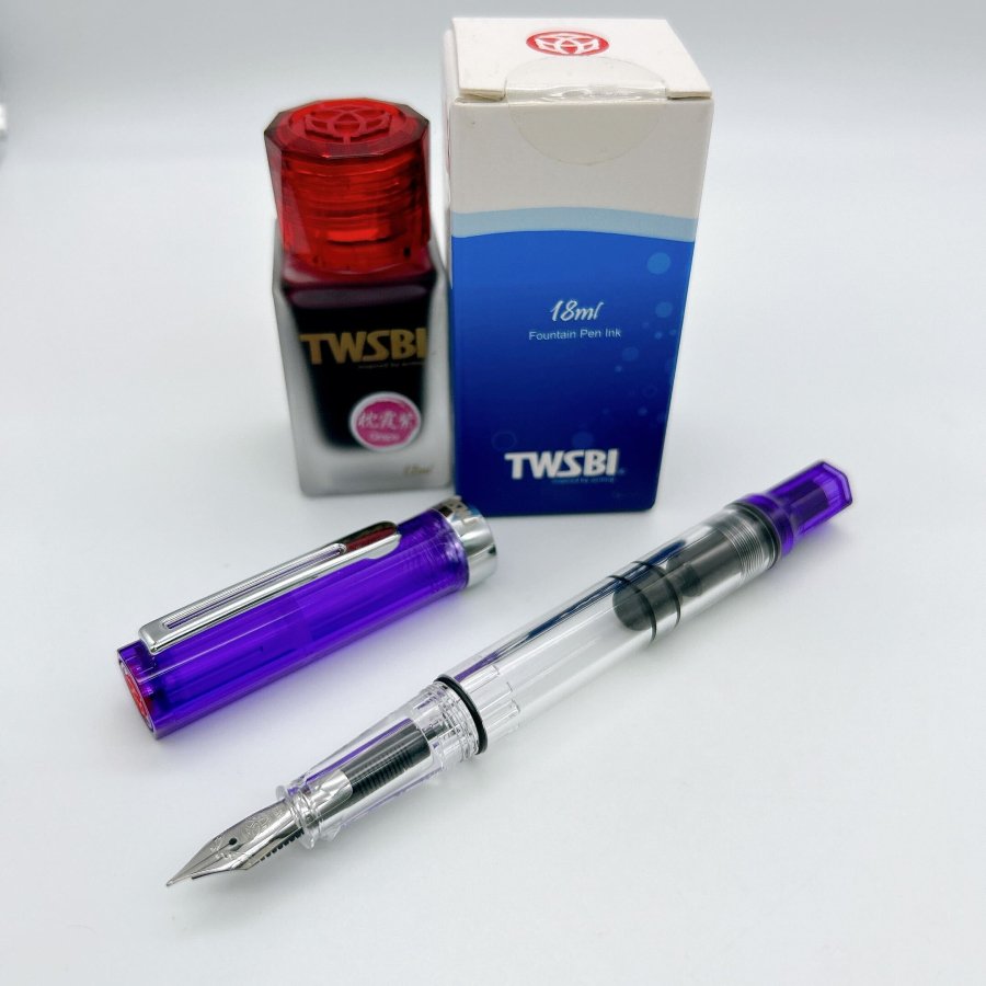 TWSBI ECO Trans. Purple（ツイスビーエコ トランスパープル）